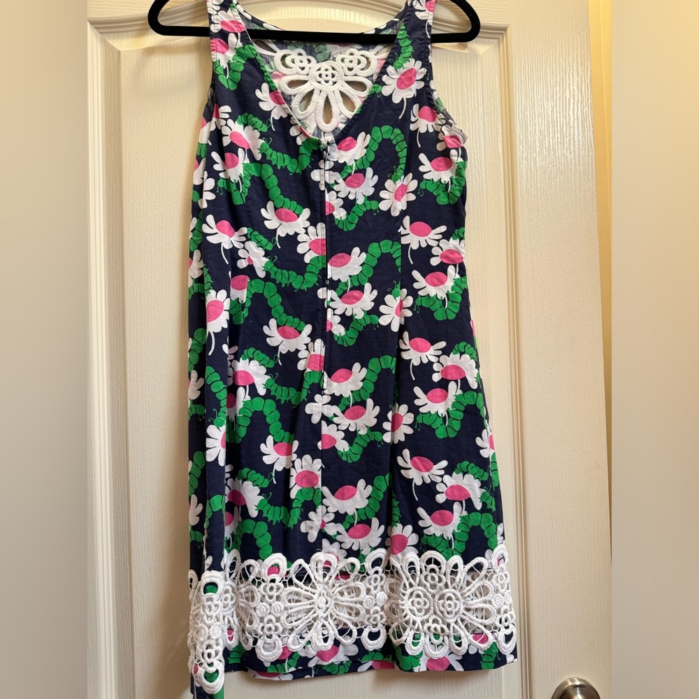 EUC Size 8 Lilly Pulitzer Yum Yum Caterpillar Dress - Picture 2 of 3